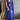Floral Printed Captivating Georgette Saree In Blue Color