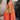 Orange Embroidered Chinon 3 Piece Readymade Palazzo Salwar Suit
