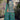 Attractive Cyan Chinon Embroidered Readymade Palazzo Suit