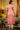 Peach Art Silk Fabric Casual Readymade Long Kurti