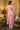 Pink Color Art Silk Fabric Readymade Long Kurti