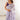 Blazing Lavender Sequince Work Two Tone Satin Saree