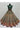 Tempting Silk Fabric Dark Green Color Wedding Wear Bridal Lehenga With Embroidered Work