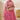 Excellent Georgette Fabric Pink Color Lehenga Choli With Embroidered Work