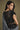 Crepe Fabric Black Delicate Sequins Work Ready To Wear Saree With Semi Stitched Blouse