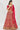 Velvet Fabric Magnificent Embroidered Red Color Bridal Lehenga