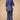 Exclusive Blue Floral Printed Fancy Fabric Designer Readymade Co Ord Set