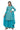 Cyan Color Viscose Fabric Casual Wear Kurti With Palazzo Set