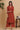 Red Color Cotton Fabric Function Wear Straight Cut Kurti With Palazzo Set