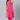 Crepe Fabric Pink Color Casual Wear Plus Size Kurti With Bottom