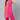 Crepe Fabric Pink Color Casual Wear Plus Size Kurti With Bottom