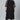 Black Color Crepe Fabric Casual Wear Plus Size Kurti With Bottom