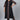 Black Color Crepe Fabric Casual Wear Plus Size Kurti With Bottom