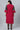 Crepe Fabric Daily Wear Red Color Plus Size Kurti With Bottom