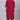 Daily Wear Crepe Fabric Plus Size Red Color Kurti With Bottom