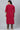 Daily Wear Crepe Fabric Plus Size Red Color Kurti With Bottom