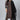 Georgette Fabric Black Color Daily Wear Readymade Plus Size Kurti With Bottom