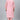 Pink Color Regular Wear Art Silk Fabric Readymade Plus Size Kurti With Bottom