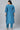 Sky Blue Color Art Silk Fabric Daily Wear Readymade Plus Size Kurti With Bottom