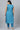 Teal Color Art Silk Fabric Daily Wear Readymade Plus Size Kurti With Bottom