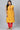 Mustard Color Art Silk Fabric Daily Wear Readymade Plus Size Kurti With Bottom