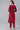 Red Crepe Fabric Daily Wear Readymade Kurti With Bottom