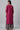 Art Silk Fabric Casual Wear Readymade Top Bottom Set In Rani Color