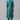 Teal Color Regular Wear Readymade Top Bottom Set In Art Silk Fabric