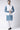 Cotton Fabric Wedding Wear Blue Color Kurta Pyjama With Waist Coat