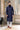 Beautiful Navy Blue Color Art Silk Fabric Reception Wear Designer Readymade Kurta Pyjama For Men