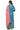 Cotton Printed Kurti Bottom With Contrast Dupatta In Dazzling Blue Color