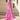 Printed Work Pink Color Rayon Fabric Kurti In Casual Wear