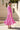 Printed Work Pink Color Rayon Fabric Kurti In Casual Wear