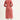 Daily Wear Cotton Fabric Red Color Ingenious Printed Designs Kurti