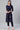 Casual Wear Glittering Navy Blue Color Rayon Fabric Top Bottom Set With Printed Work