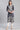 Grey Color Intricate Printed Work Casual Wear Top Bottom Set In Rayon Fabric