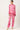 Pink Color Casual Look Adorning Dyed Co Ord In Rayon Fabric