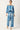 Aristocratic Blue Color Casual Look Dyed Co Ord In Rayon Fabric