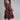 Riveting Printed Cotton Fabric Kurti In Maroon Color