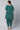 Teal Color Printed Crepe Fabric Attractive Kurti With Dhoti Pant