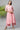 Gorgeous Printed Peach Color Cotton Fabric Kurti Palazzo Set