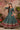 Digital Printed Green Color Art Silk Fabric Charming Anarkali Style Kurti