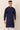 Art Silk Fabric Function Wear Subline Kurta In Navy Blue Color