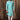 Cyan Color Jacquard Silk Fabric Reception Wear Readymade Indo Western For Men