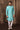 Cyan Color Jacquard Silk Fabric Reception Wear Readymade Indo Western For Men