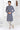 Blue Color Cotton Fabric Sangeet Wear Elegant Printed Kurta Pyjama