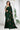 Dark Green Function Wear Chinon Fabric Trendy Saree