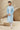 Beautiful Sky Blue Color Banarasi Art Silk Fabric Reception Wear Readymade Kurta Pyjama For Men