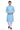 Gorgeous Sky Blue Color Georgette Fabric Reception Wear Kurta Pyjama For Men