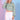 Exclusive Sea Green Rayon Fabric Self Design Readymade Top